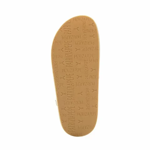 Сандали Момичета PATRIZIA PEPE – PP175.02 OFF WHITE/PLATINO — снимка 4
