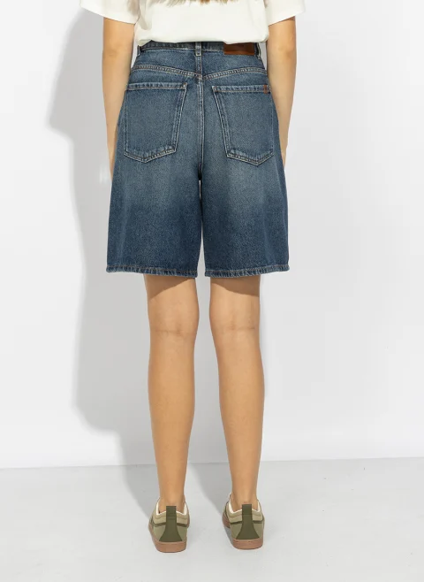 Бермуди от деним Weekend Max Mara Wkddonnola — снимка 3
