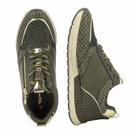 Дамски Сникърс TAMARIS – 1-1-23732-21 OLIVE COMB — снимка 5