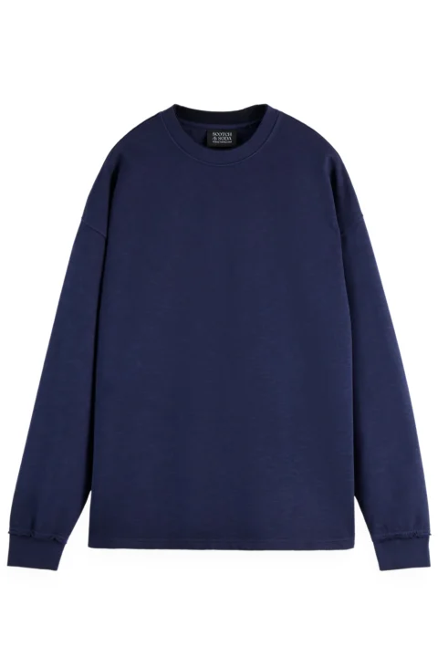 Суичър Seasonal 3 Crosses Garment-Dyedshirt 181277 411 peacoat
