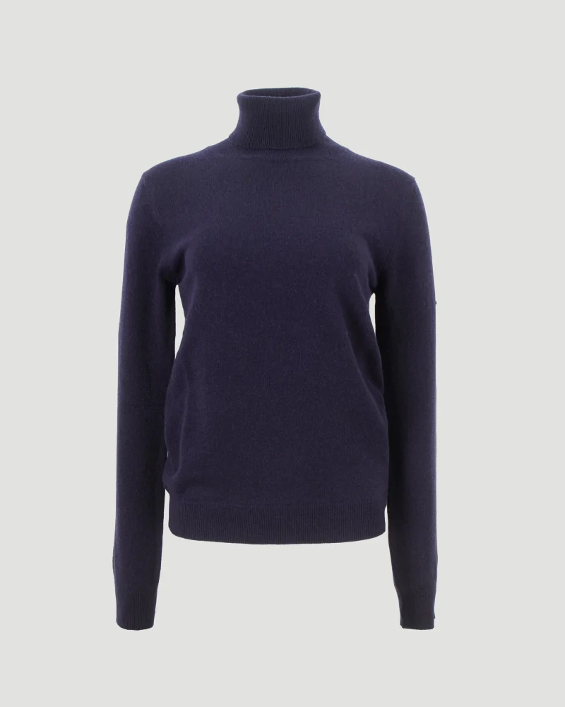 Cashmere Turtleneck in Navy