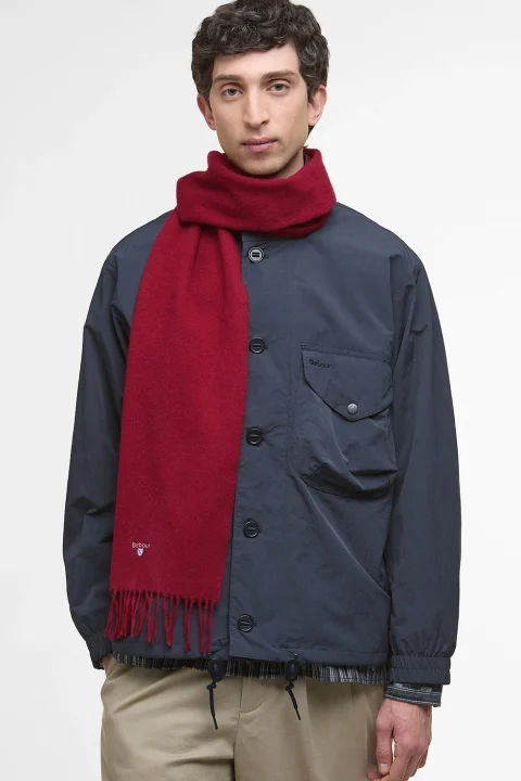 Шал Plain Lambswool USC0008 re91 biking red — снимка 2