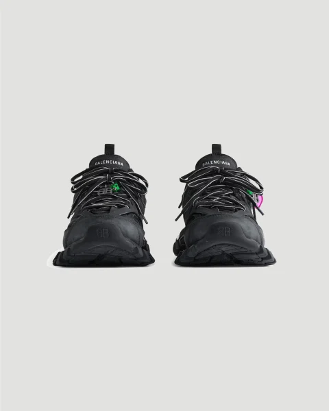 Track Sneaker with Charms in Black — снимка 2