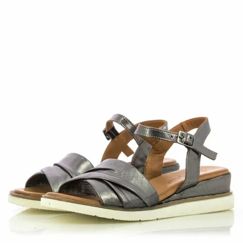 Дамски Сандали На Платформа COCO ABRICOT – V2691A PEWTER — снимка 3