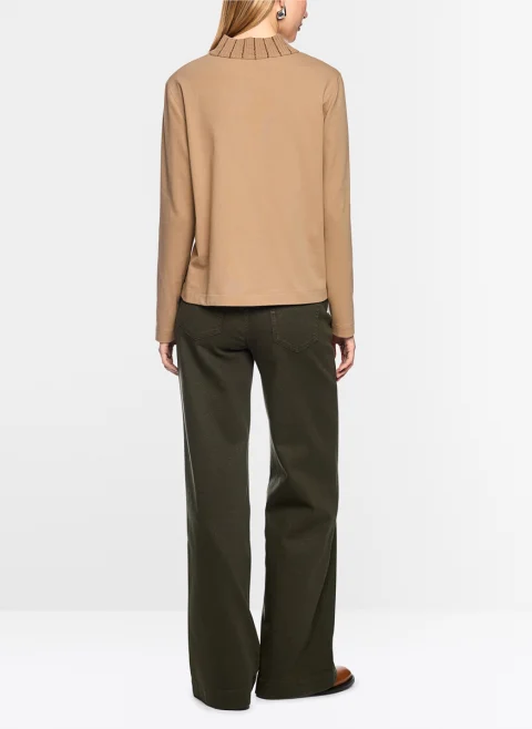 Блуза с плетени детайли Marc Cain Collections — снимка 3