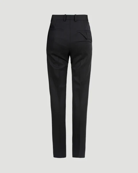 Subtle Stripe Wool Trousers — снимка 3