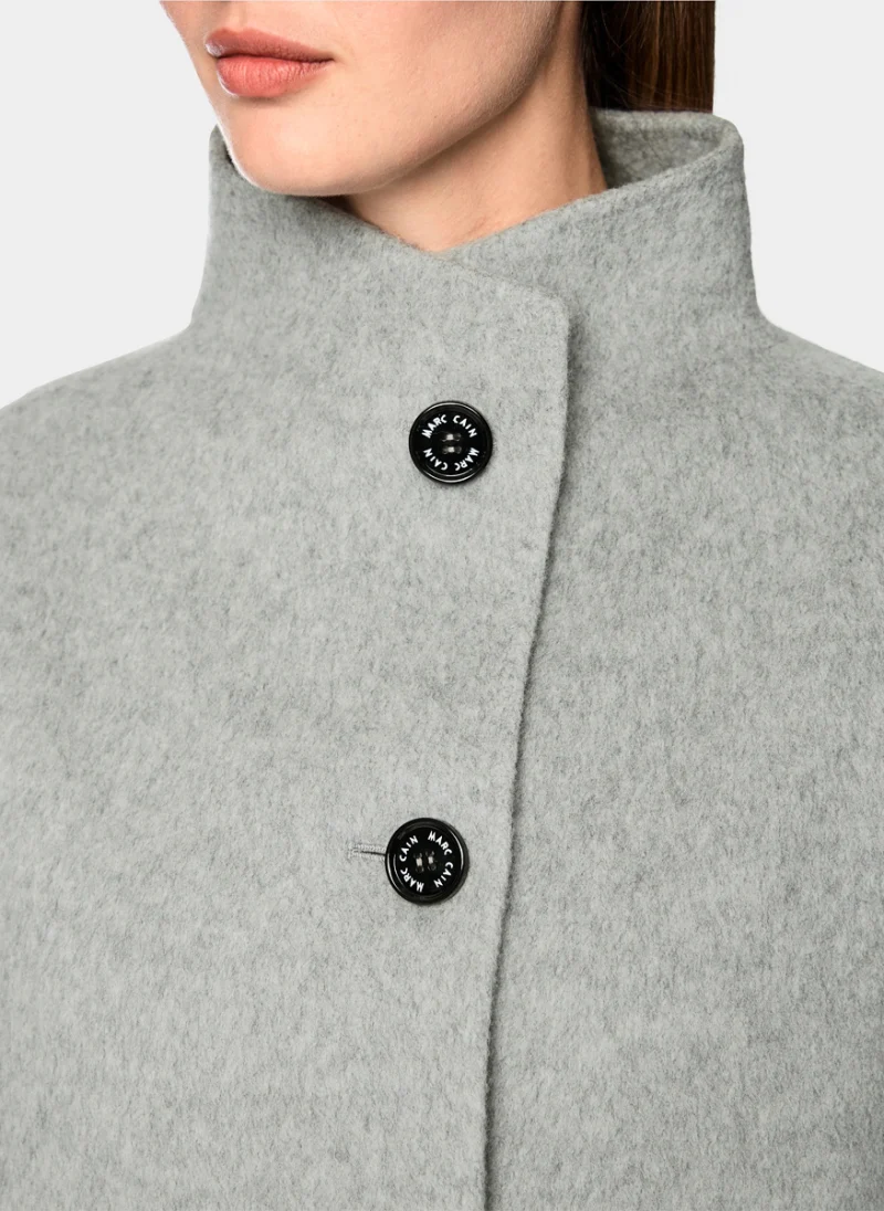 Яке от вълна с контрастни детайли Marc Cain Sports — снимка 4