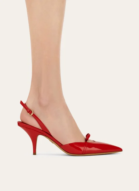 Обувки 'Mini bow slingback' Ferragamo — снимка 4