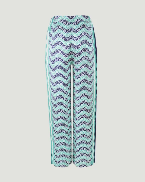 Monogram Silk Trousers — снимка 3