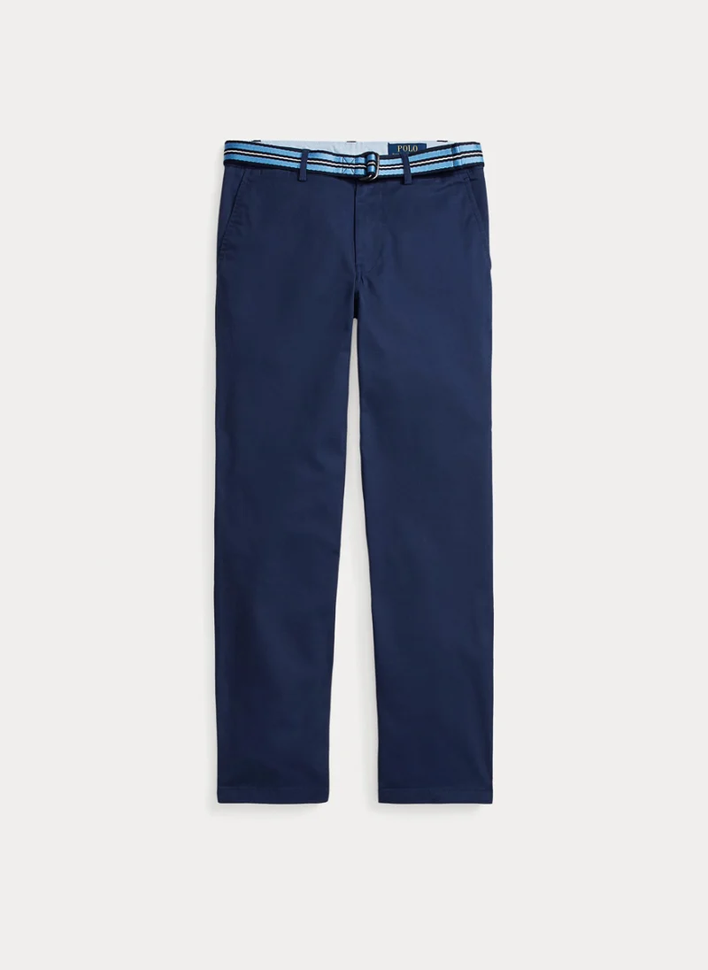 Панталон с контрастен колан Ralph Lauren Kids — снимка 4