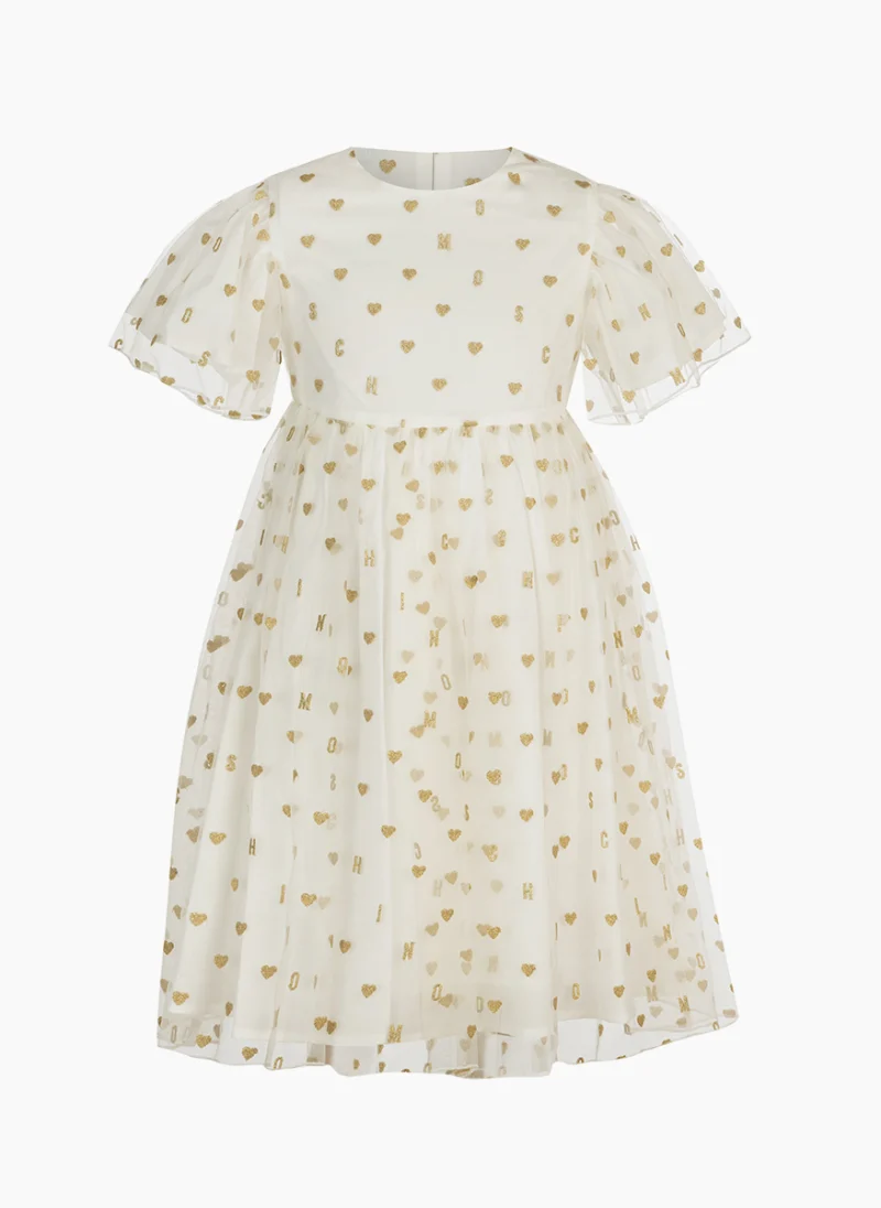 Рокля с принт Moschino Kids