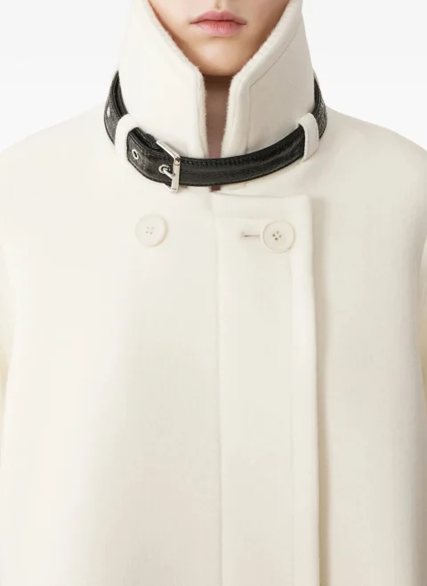 Късо палто от вълна Lanvin — снимка 4