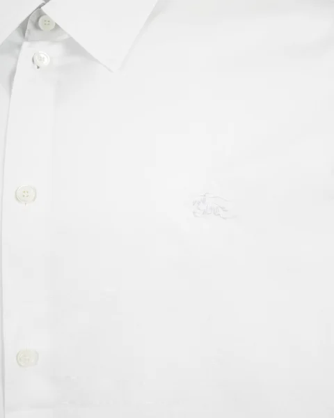 Classic Cotton Shirt in White — снимка 2