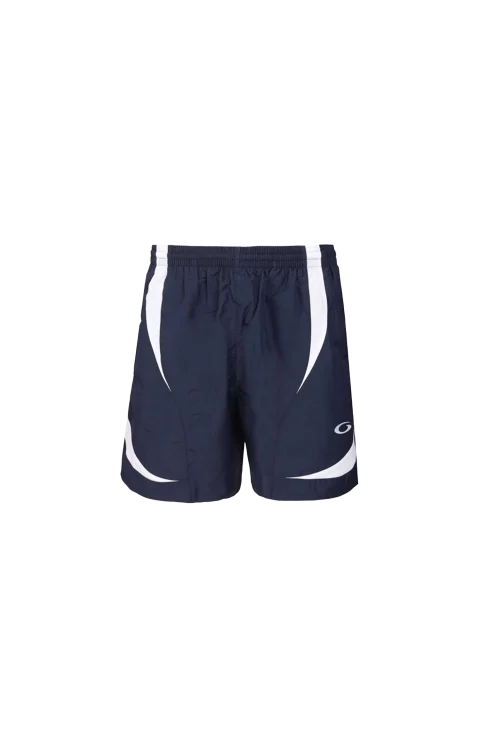 Logo-Print Stripe-Detail Swim Shorts