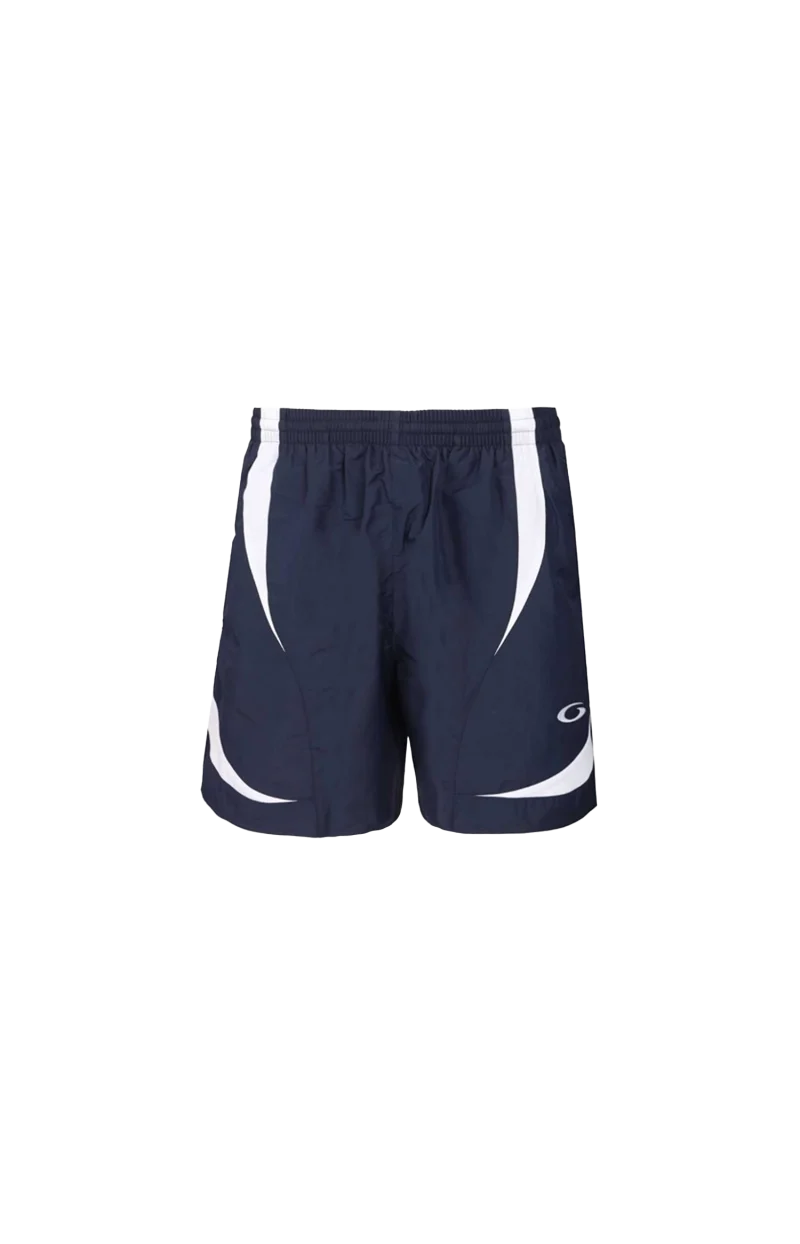 Logo-Print Stripe-Detail Swim Shorts