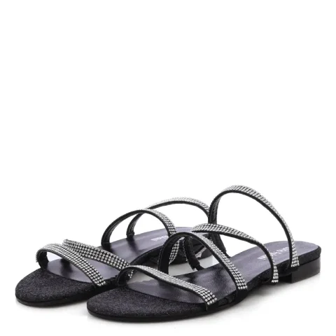 Дамски Равни Чехли CARLO FABIANI 3469 black — снимка 3