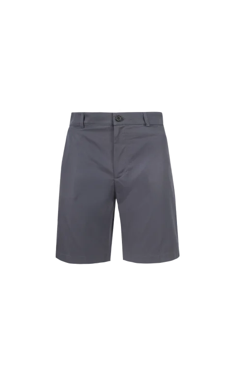 Cotton Chino Shorts in Magnet