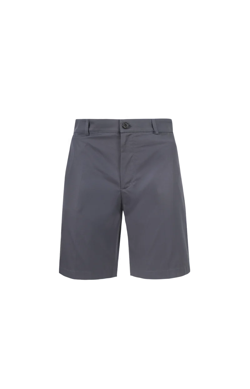 Cotton Chino Shorts in Magnet