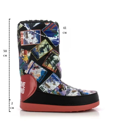 Дамски Спортни Боти MOSCHINO – JA24092G06JO0000 CLUB — снимка 6