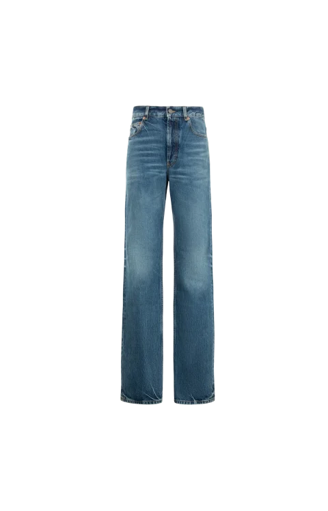 Straight-Leg Nico Jeans in Blue