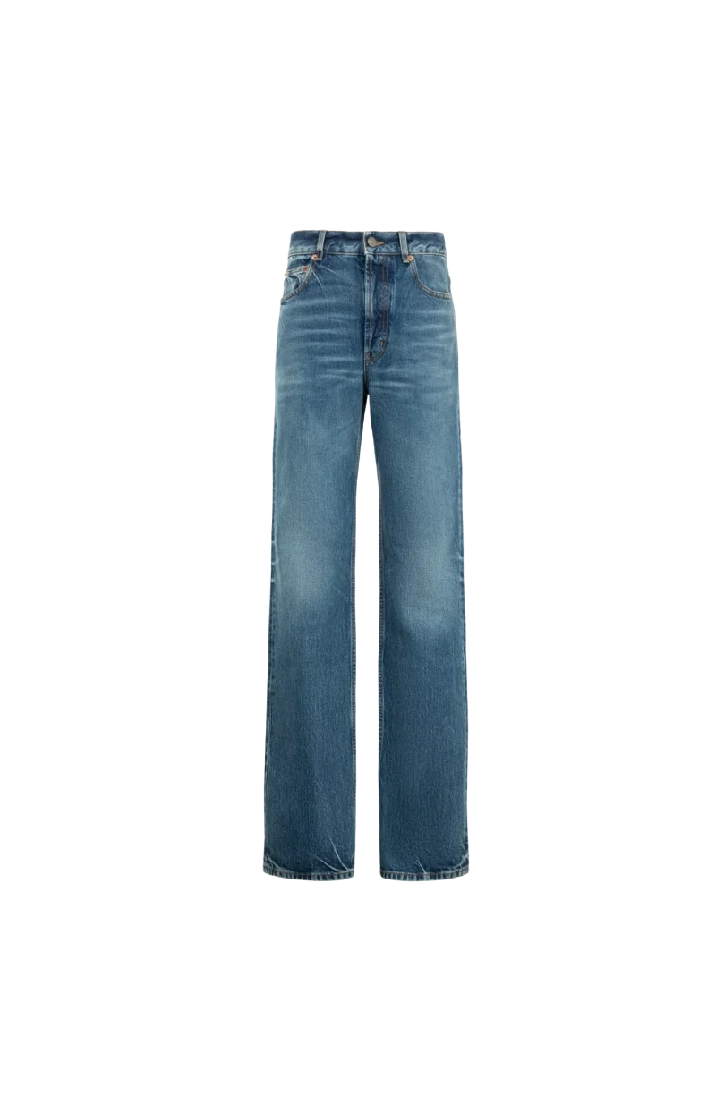 Straight-Leg Nico Jeans in Blue