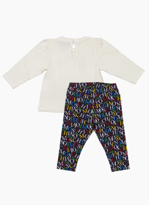 Комплект с принт Moschino Kids — снимка 2