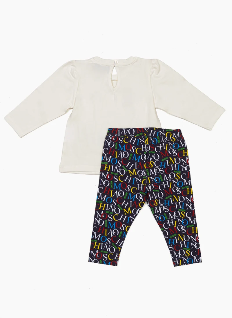 Комплект с принт Moschino Kids — снимка 2