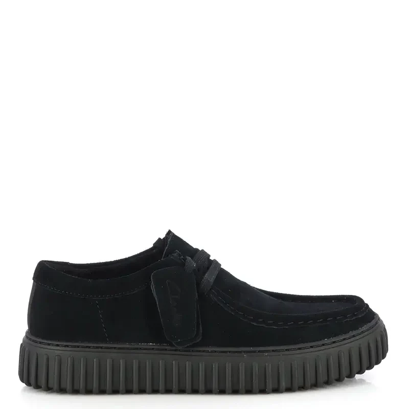 Мъжки Сникърс CLARKS – 26172019 TORHILL LO BLACK SDE