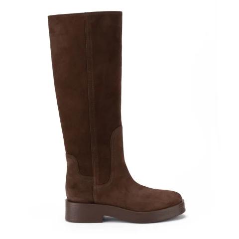Дамски кафяви ботуши Casadei