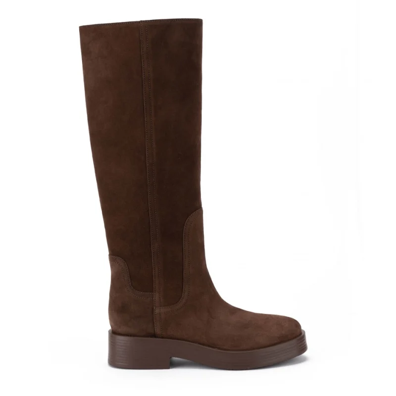 Дамски кафяви ботуши Casadei