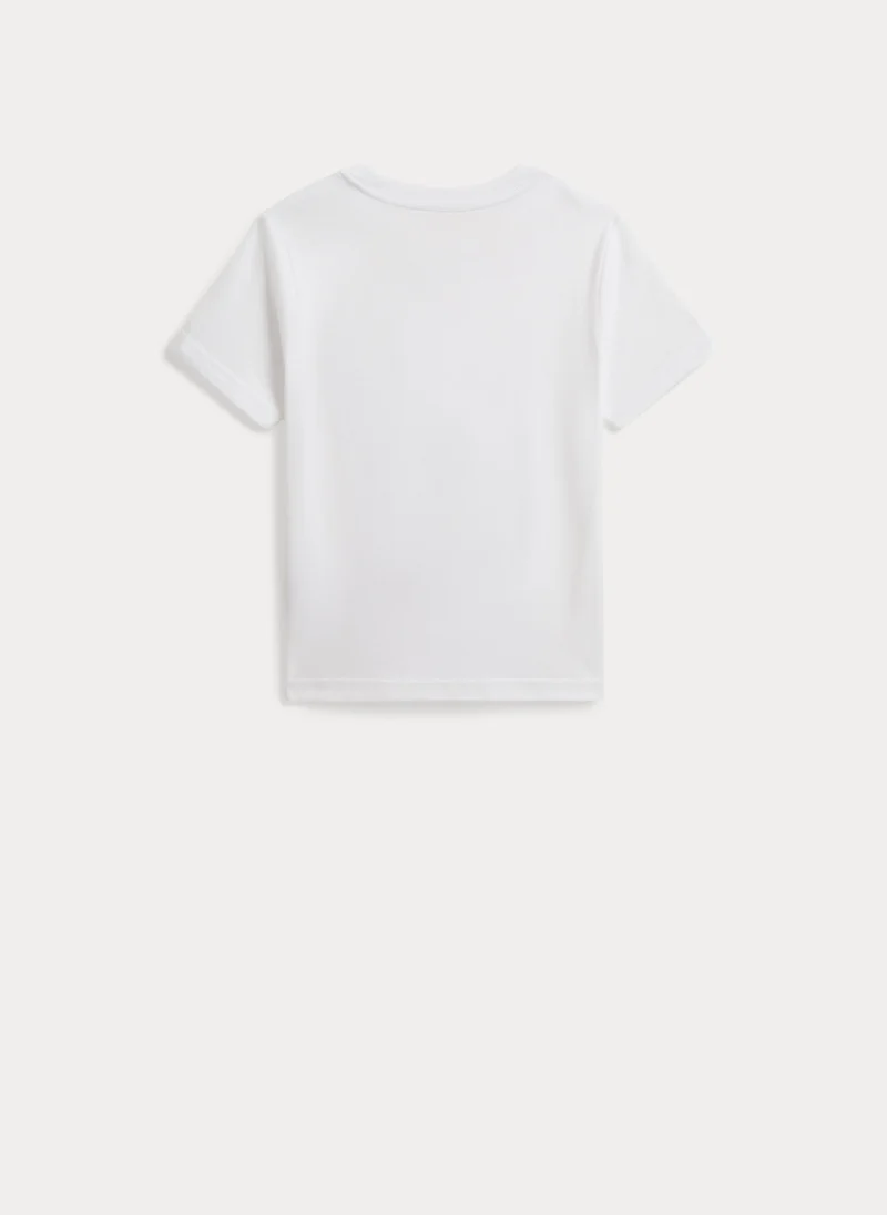 Тишърт с принт 'Polo Bear' Ralph Lauren Kids 2-7 — снимка 2
