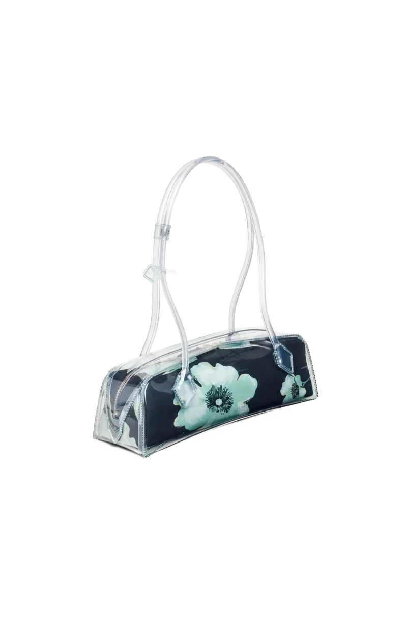 Le Teckel Medium Bag in Polyurethane and Floral Print — снимка 2