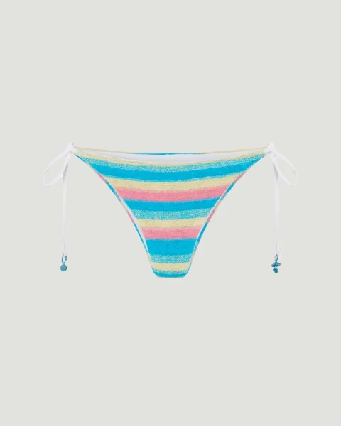 Stripe Towelling Bikini Bottom