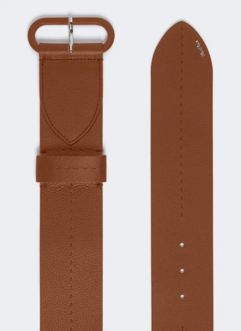 Кожен колан Max Mara Elasticoval60 — снимка 2