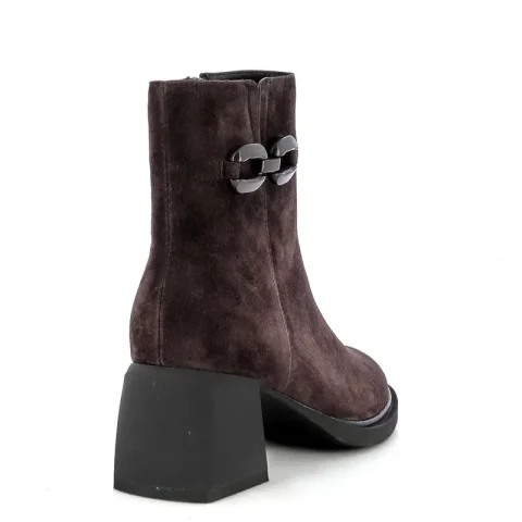 Дамски Боти На Ток CARLO FABIANI – 26366001 BROWN SUEDE — снимка 2