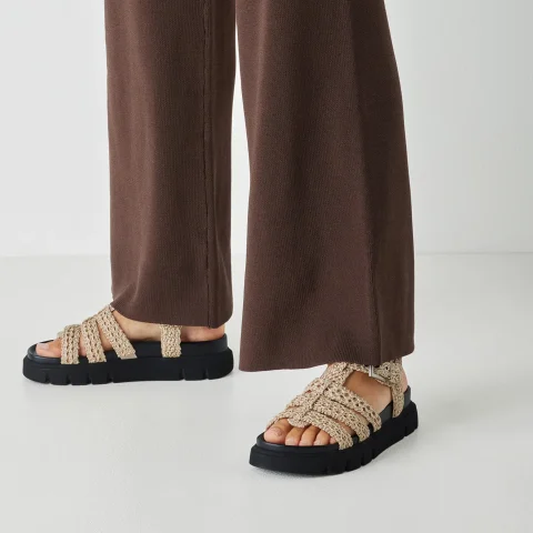 Дамски Равни Сандали TAMARIS – 1-28402-46-400 BEIGE — снимка 7