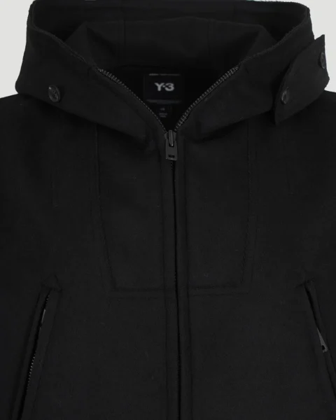 Melton Jacket in Black — снимка 2