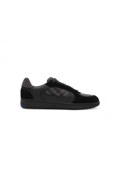 Burberry Check Terrace Sneakers in Black