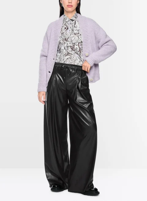 Широк панталон 'Leather look' Marc Cain Collections — снимка 2