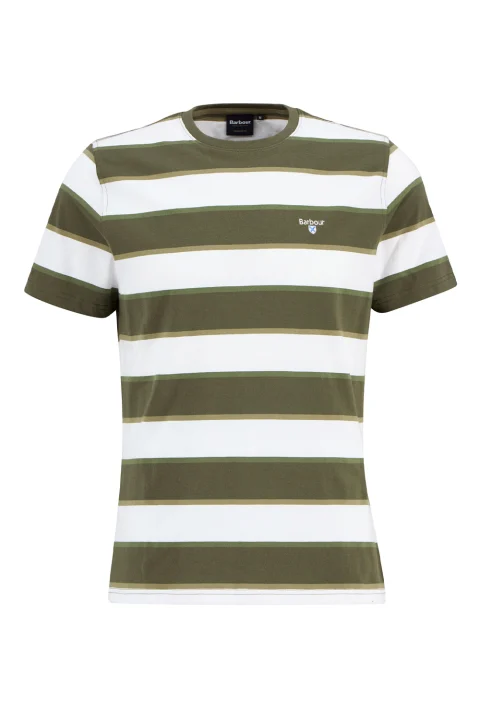 T-Shirt Meldon Stripe MTS1564 ol51 olive