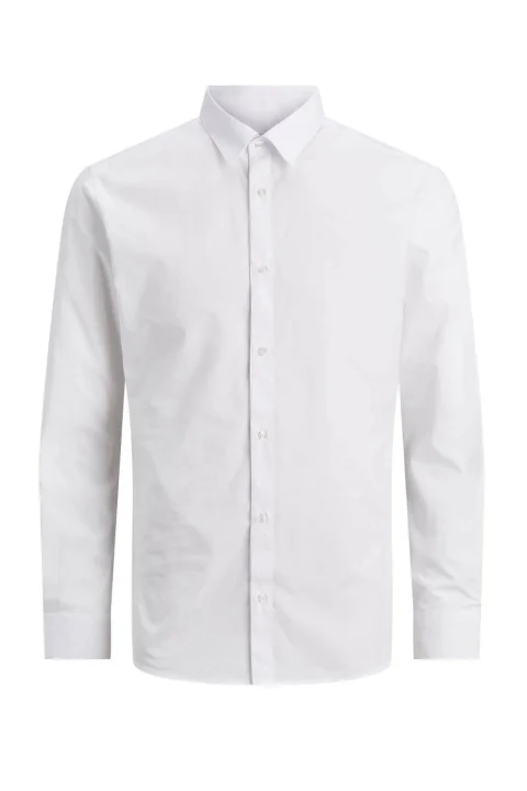Риза Jjejoe Ls Plain 12187222 C-N100 white