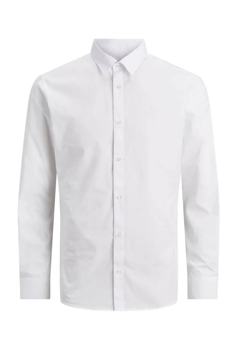 Риза Jjejoe Ls Plain 12187222 C-N100 white