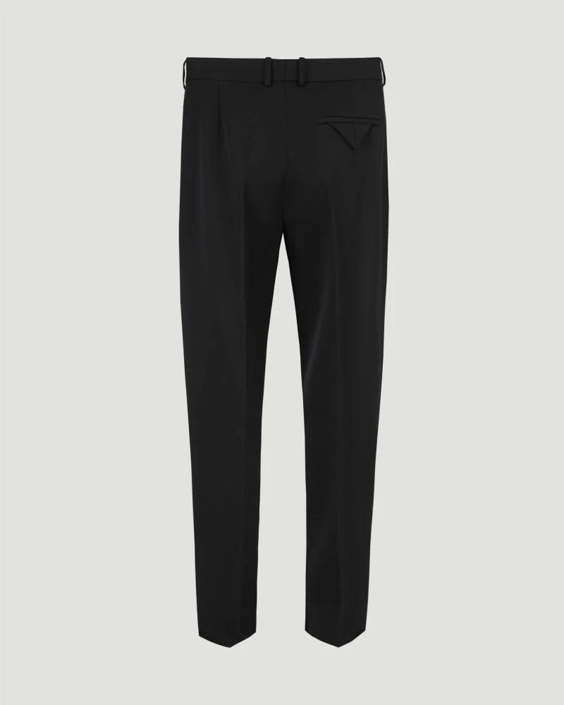 Wool Grain de Poudre Trousers — снимка 3