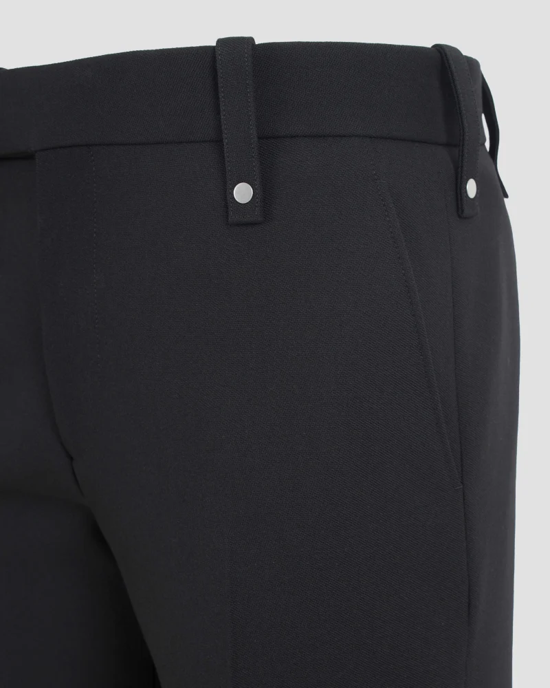 Straight-Leg Wool Trousers — снимка 4