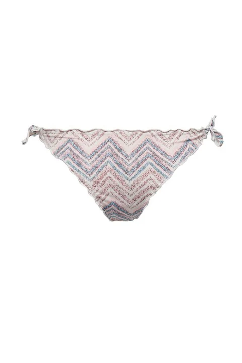 Бански Onlandrea Ruffle Bikini Brazilian 15250845 13-1409 tcx seashell pink — снимка 2