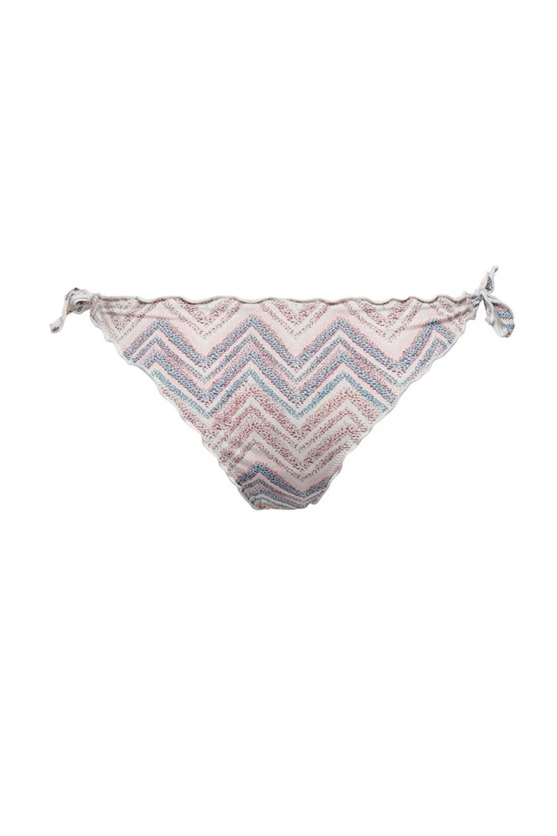 Бански Onlandrea Ruffle Bikini Brazilian 15250845 13-1409 tcx seashell pink — снимка 2