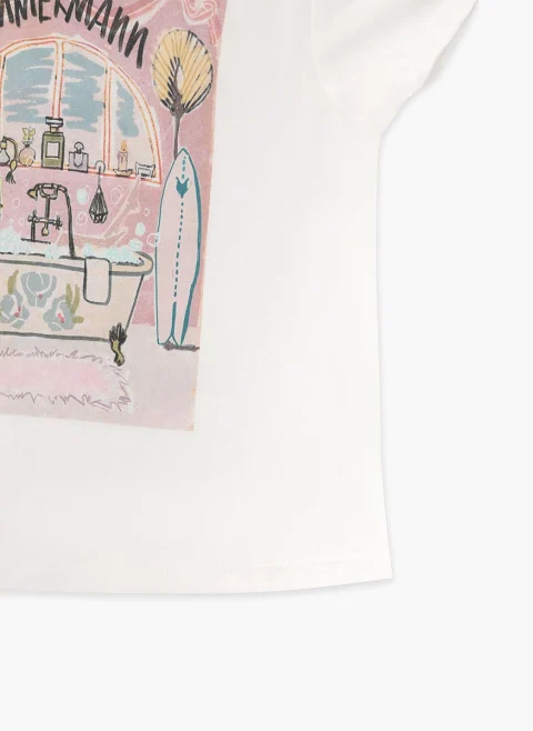 Тишърт с принт Zimmermann Kids — снимка 3