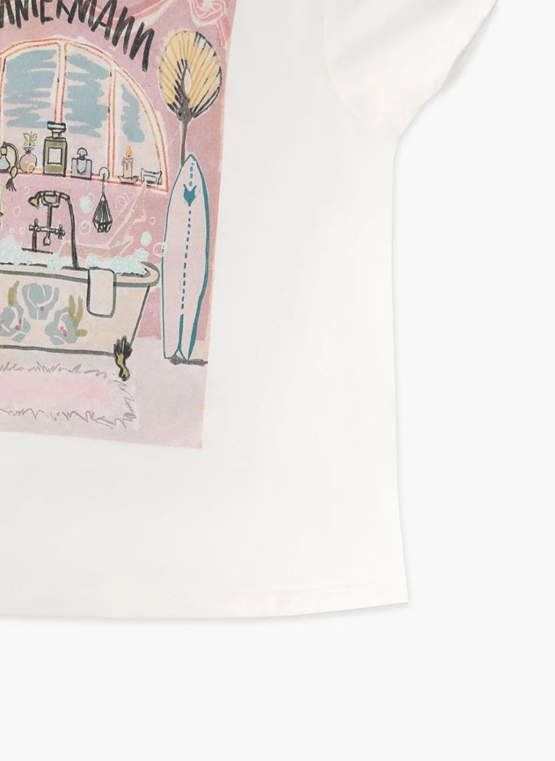 Тишърт с принт Zimmermann Kids — снимка 3