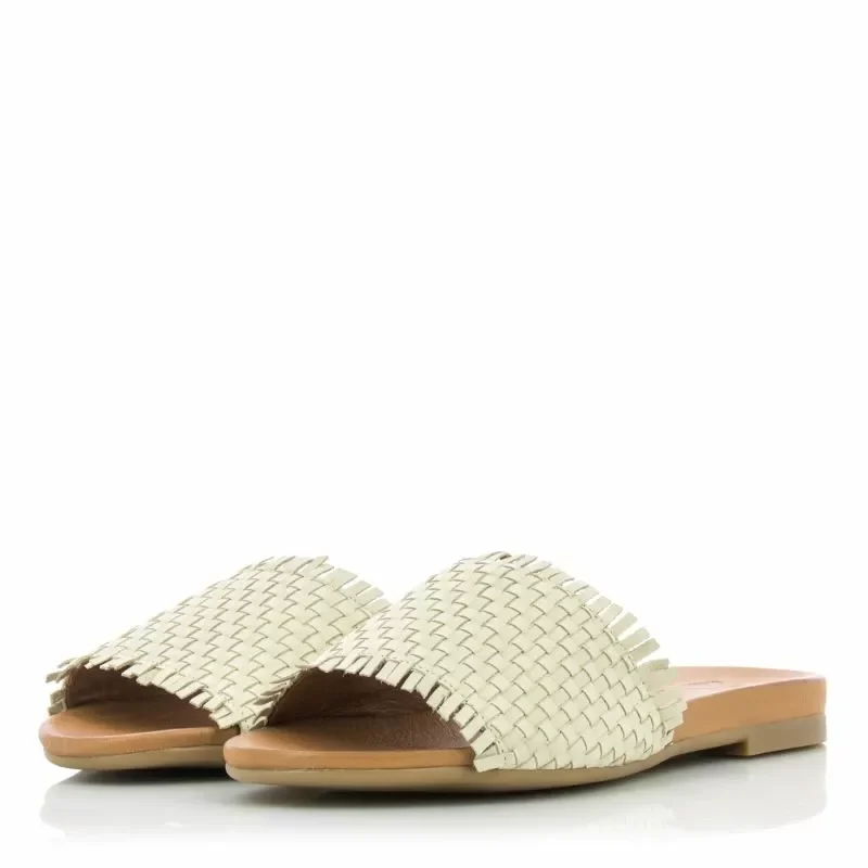 Дамски Равни Чехли KACPER – 02.0080 BONE — снимка 3
