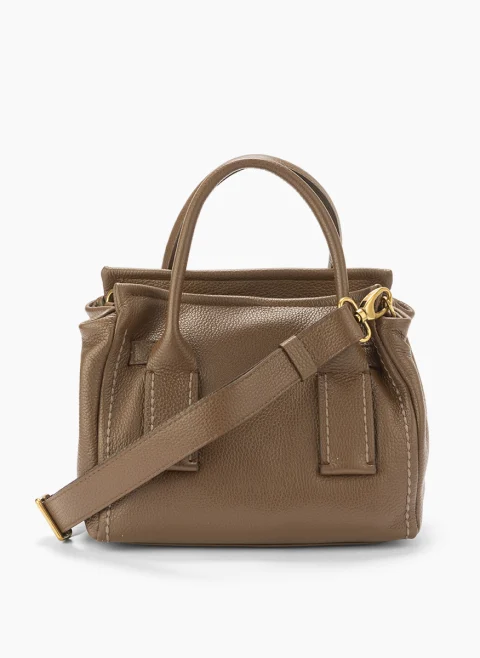 Кожена чанта Visona Cortina — снимка 4